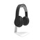 Kanto H1 Universal Headphone Stand - White - Solid Steel Construction - Curved Silicone Resting Surface
