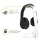 Kanto H1 Universal Headphone Stand - White - Solid Steel Construction - Curved Silicone Resting Surface