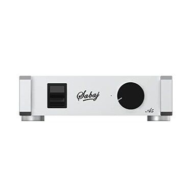 SABAJ A5 Dual Analog Input Power Amplifier, Retro Appearance ICEpower Module, RCA 2 Input