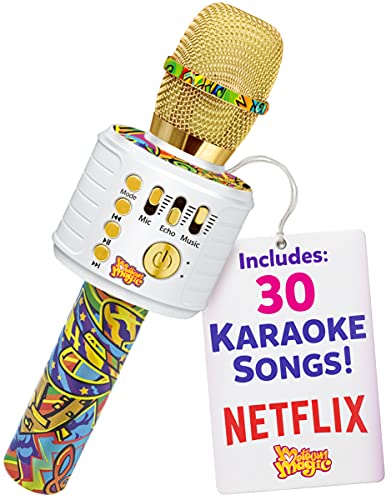 Move2play Move2play Kids Karaoke Microphone Includes Bluetooth pre-loaded Songs Birthday Girls Prese