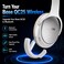 YOCOWOCO aptX Wireless Bluetooth Adapter for Bose QuietComfort 25, White