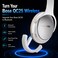 YOCOWOCO aptX Wireless Bluetooth Adapter for Bose QuietComfort 25, White