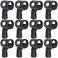 Professional Wireless Microphone Holders Indestructable Rubberized Plastic Large Barrel MH4W-12 Pack of 12
