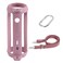 co2CREA Soft Silicone Case for JBL Flip 6 Portable Bluetooth Speaker, Pink