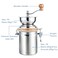 Easyworkz Manual Coffee Grinder - Adjustable Settings, Airtight Canister - Coffee Bean Mill Tool for Kitchen, Hand Crank Coffee Grinder