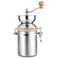 Easyworkz Manual Coffee Grinder - Adjustable Settings, Airtight Canister - Coffee Bean Mill Tool for Kitchen, Hand Crank Coffee Grinder