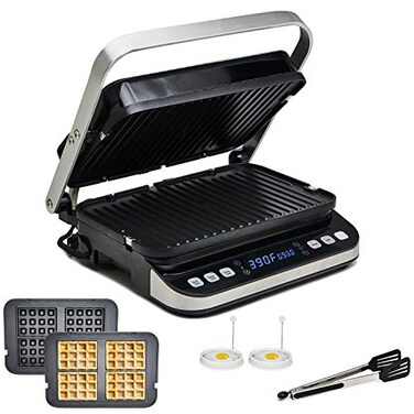 Yedi 6-in-1 Indoor Grill, Waffle Maker &amp; Panini Press