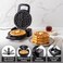 OVENTE Belgian Waffle Maker, 1000W, 180 &deg; Rotating Function, Black WMF1440BR