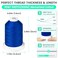 New brothread Multi-Purpose 100% Mercerized Cotton Threads -5 White+5 Black