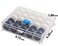 Simthread 25pcs 15White+10Black Prewound Bobbin Thread Size A Class 15 (SA156) 60WT with Clear Storage Plastic Case Box 70D/2 Compatible with Brother Embroidery Thread Sewing Thread Machine DIY