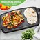 GreenLife 20" Extra Large Electric Griddle, Graphite