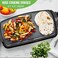 GreenLife 20" Extra Large Electric Griddle, Graphite