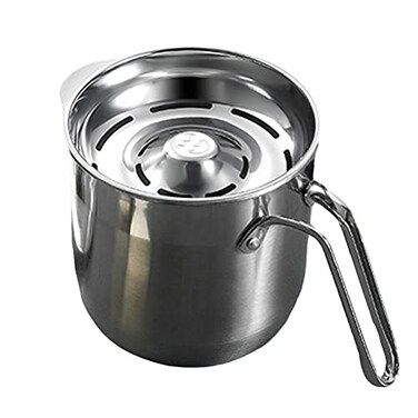Angoily 1500ml Egg Separator, Stainless Steel Egg Yolk White Separator Tool