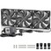 GDSTIME 3 x 120mm Computer Fan with AC Plug Variable Speed 110-120V Powered