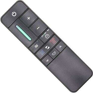 Anderic RR7225T Ceiling Fan Remote Replacement (Black)