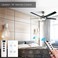 MoesGo Smart Ceiling Fan Light Switch with 3 Speed Control, WiFi, White