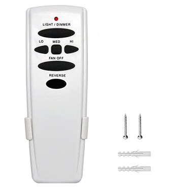 Hampton Bay Ceiling Fan Remote Control-3-Speed,Light Dimmer,Reverse Button