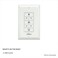 Hunter Universal Ceiling Fan Wall Control Switch, White