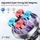 SYNCWIRE Magnetic Car Phone Holder for Dashboard, 360 &deg; Adjustable Strong Magnets Cell Phone Car Mount Compatible with iPhone, Samsung, Android - Gray