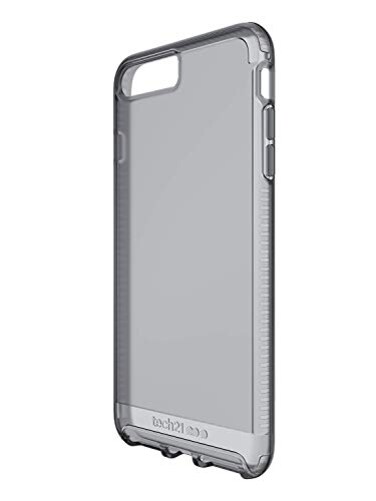 tech21 - Impact Clear - Phone Case Protection for iPhone 8 Plus/iPhone 7 Plus - Clear/Smokey