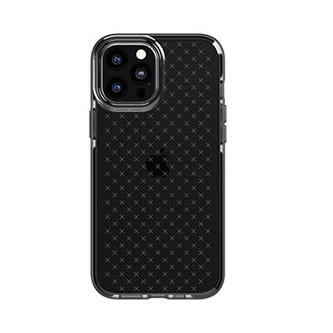 tech21 Evo Check Case for Apple iPhone 12 Pro Max with 12 ft Drop Protection, Smokey/Black