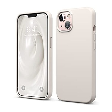 elago Premium Liquid Silicone Case for iPhone 13 Stone