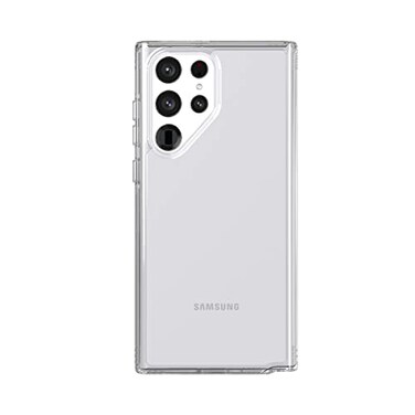 Tech21 Evo Clear for Samsung Galaxy S22 Ultra &euro;&ldquo; Clear and Protective Phone Case with 12ft Multi-Drop Protection