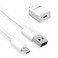 6Ft Long White Micro-USB Charger Cable &amp; AC Block for Old Kindle Devices