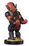 Exquisite Gaming: Marvel: Deadpool Rear View - Original Mobile Phone &amp; Gaming Controller Holder, Device Stand, Cable Guys, Licensed Figure Red