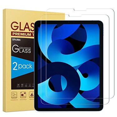 SPARIN 2 Pack Screen Protector Compatible with iPad Air 5/4 Generation
