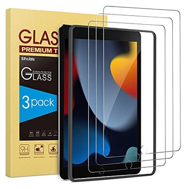 SPARIN 3 Pack Screen Protector for iPad 9th 8th 7th Generation 10.2 inch