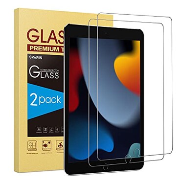 SPARIN 2 Pack Screen Protector for iPad 9th Generation 10.2 inch