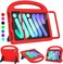 iPad mini 7th/6th Generation Case for Kids (8.3-inch, 2024/2021), Red