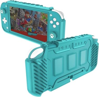 KIWIHOME Protective Case for Switch Lite 2019, with Thumb Grip Caps