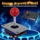 1pcs Arcade Joystick, Adjustable Competition Style Long Handle Joystick Classic 2/4/8 Way Game Joystick Ball for Arcade Gaming Cabinet Button Kit