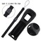 Lactivx 2X Wii Silicone Case Cover with Wrist Strap for Wii Remote Controller (Black)