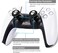 Playrealm FPS Thumbstick Extender &amp; Printing Rubber Silicone Grip Cover 2 Sets for PS5 &amp; PS4 Controller (Ghost)