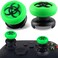 Playrealm FPS Thumbstick Extender &amp; 3D Texture Rubber Silicone Grip Cover 2 Sets for Xbox Series X/S &amp; Xbox One Controller(BioH Green)