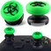 Playrealm FPS Thumbstick Extender &amp; 3D Texture Rubber Silicone Grip Cover 2 Sets for Xbox Series X/S &amp; Xbox One Controller(BioH Green)