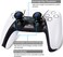 Playrealm FPS Thumbstick Extender &amp; Printing Rubber Silicone Grip Cover 2 Sets for PS5 &amp; PS4 Controller (Ghost Blued)