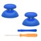 eXtremeRate Blue Replacement Thumbsticks for PS5 Controller, Custom Analog Stick Joystick for PS4 Controller Universal