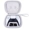 khanka Hard Case for Sony PlayStation 5 DualSense Controller,Gray White
