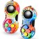 Skylety 2 Fidget Toy Game Controller Fidget Pad, Graffiti Style