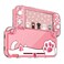 DLseego Protective Case for Switch Lite, Hard PC Clear Anti-Shock Split Cover with Cat-Pad Pattern