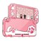 DLseego Protective Case for Switch Lite, Hard PC Clear Anti-Shock Split Cover with Cat-Pad Pattern