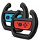 TNP Switch Wheel for Joy-Con Controller (Set of 4) - Racing Steering Wheel Controller Accessory Grip Handle Kit Attachment (Black) - Nintendo Switch