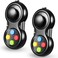 Skylety 2 Fidget Toy Game Controller Fidget Pad, Black Style