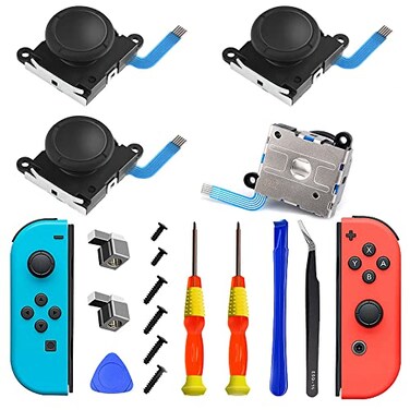 VGBUS Repair Joystick Replacement Tool Kit for Switch Lite and Nintendo Joycon Controllers (4PACK)