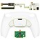 eXtremeRate White Back Paddles Programable Rise 2.0 Remap Kit for PS5 Controller BDM-010 020 Models, Upgrade Board &amp; Redesigned Back Shell &amp; Back Buttons Set for PS5 Controller