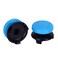 ASHATA 2Pcs Thumbstick Extender for 3D Texture Thumb Grip Stick Joystick Thumbstick for 5 Controller (Blue)